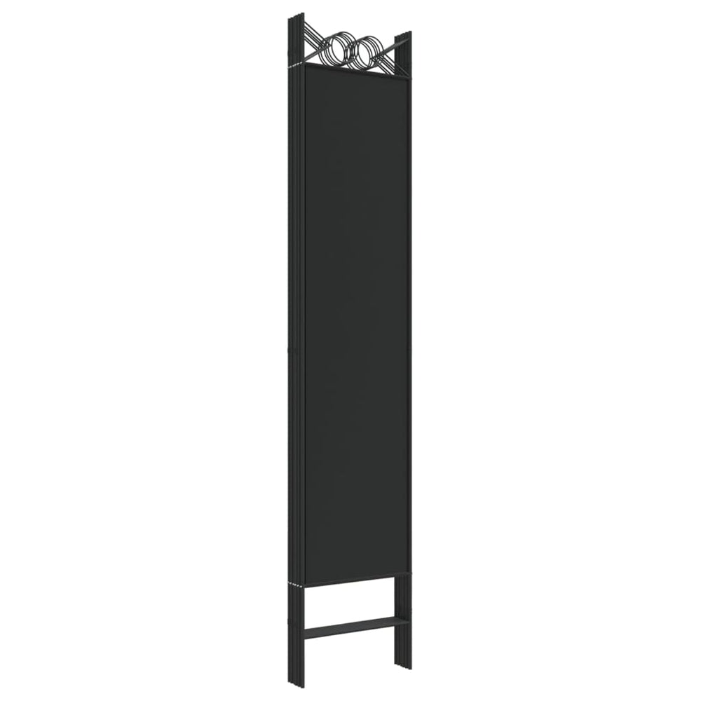 Kamerscherm met 6 panelen 240x200 cm stof zwart MeubelReus