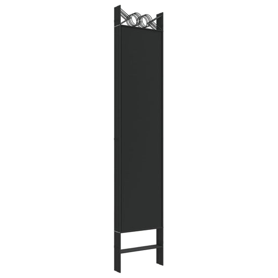 Kamerscherm met 6 panelen 240x200 cm stof zwart MeubelReus
