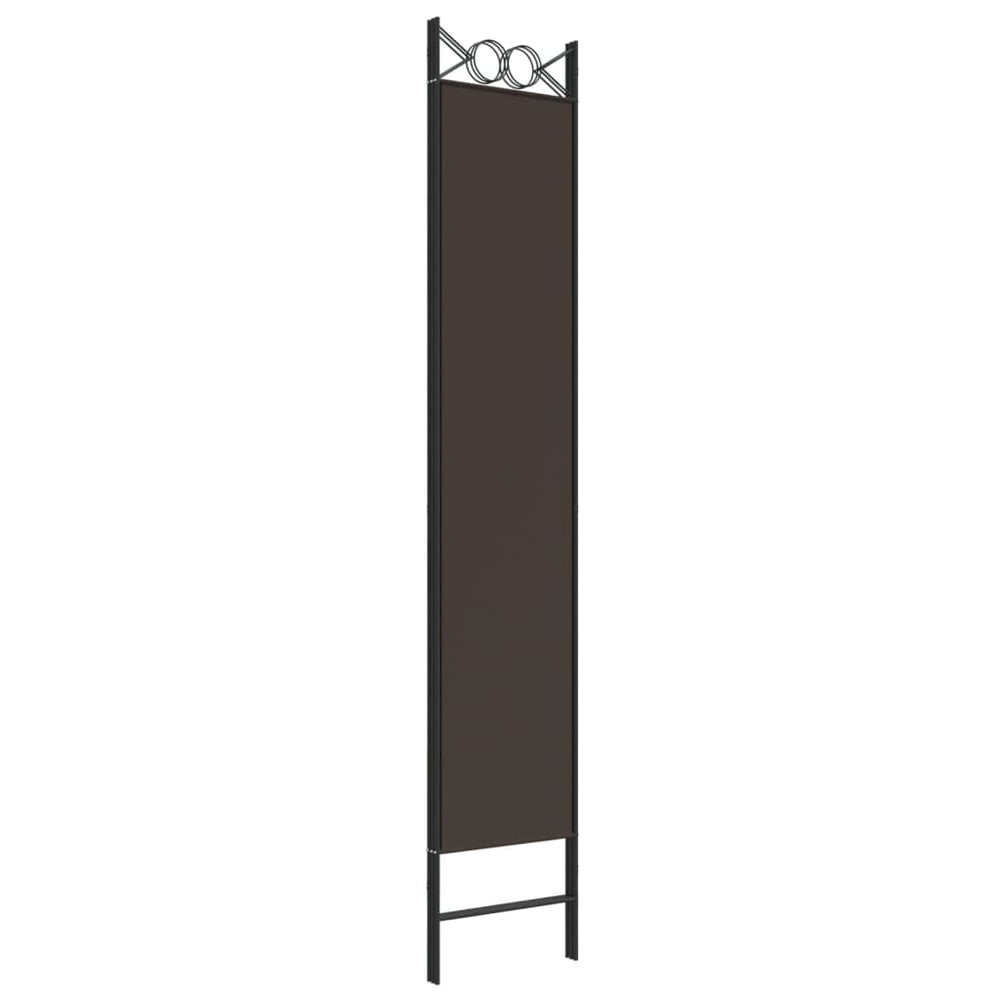 Kamerscherm met 3 panelen 120x220 cm stof bruin MeubelReus