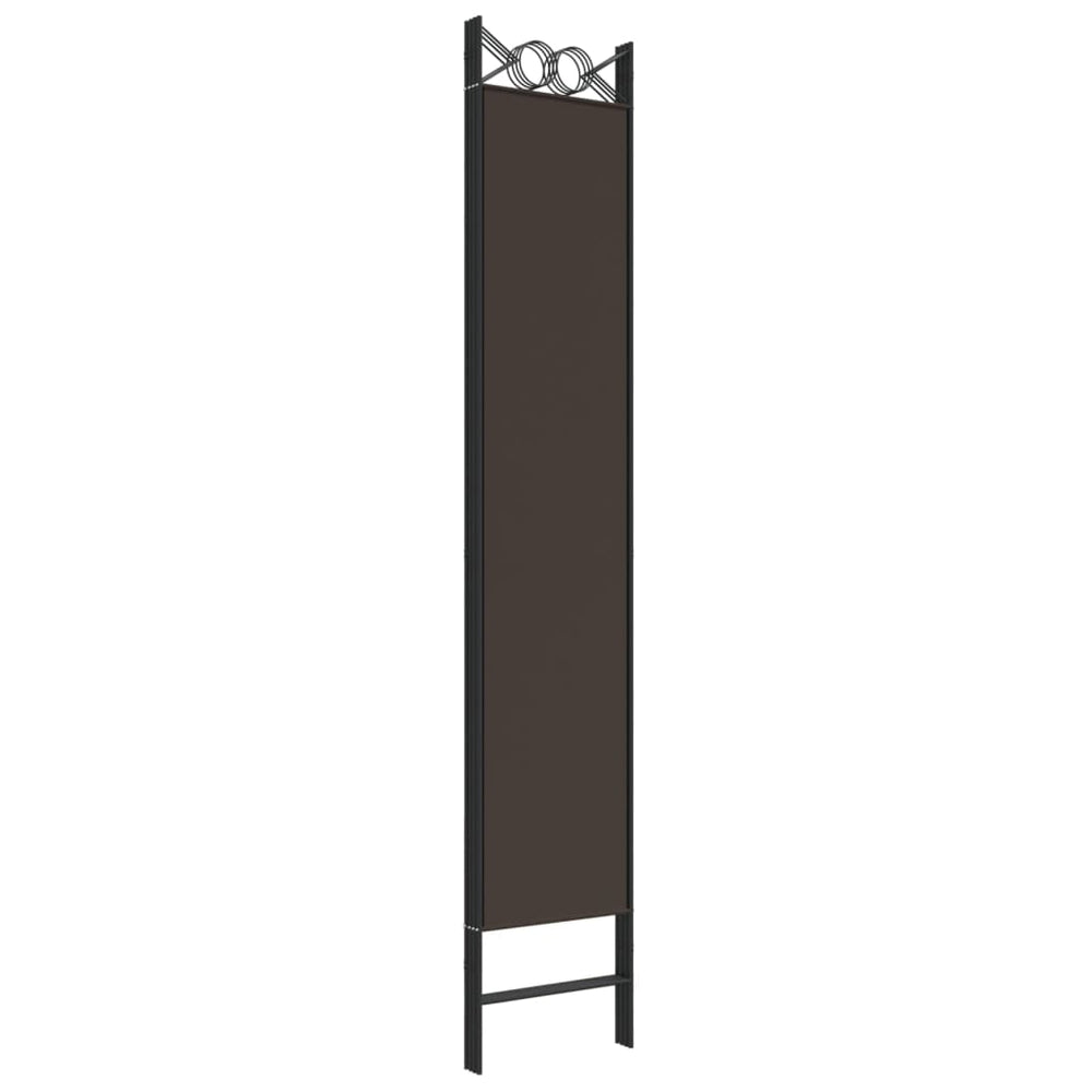 vidaXL Kamerscherm met 4 panelen 160x220 cm stof bruin MeubelReus