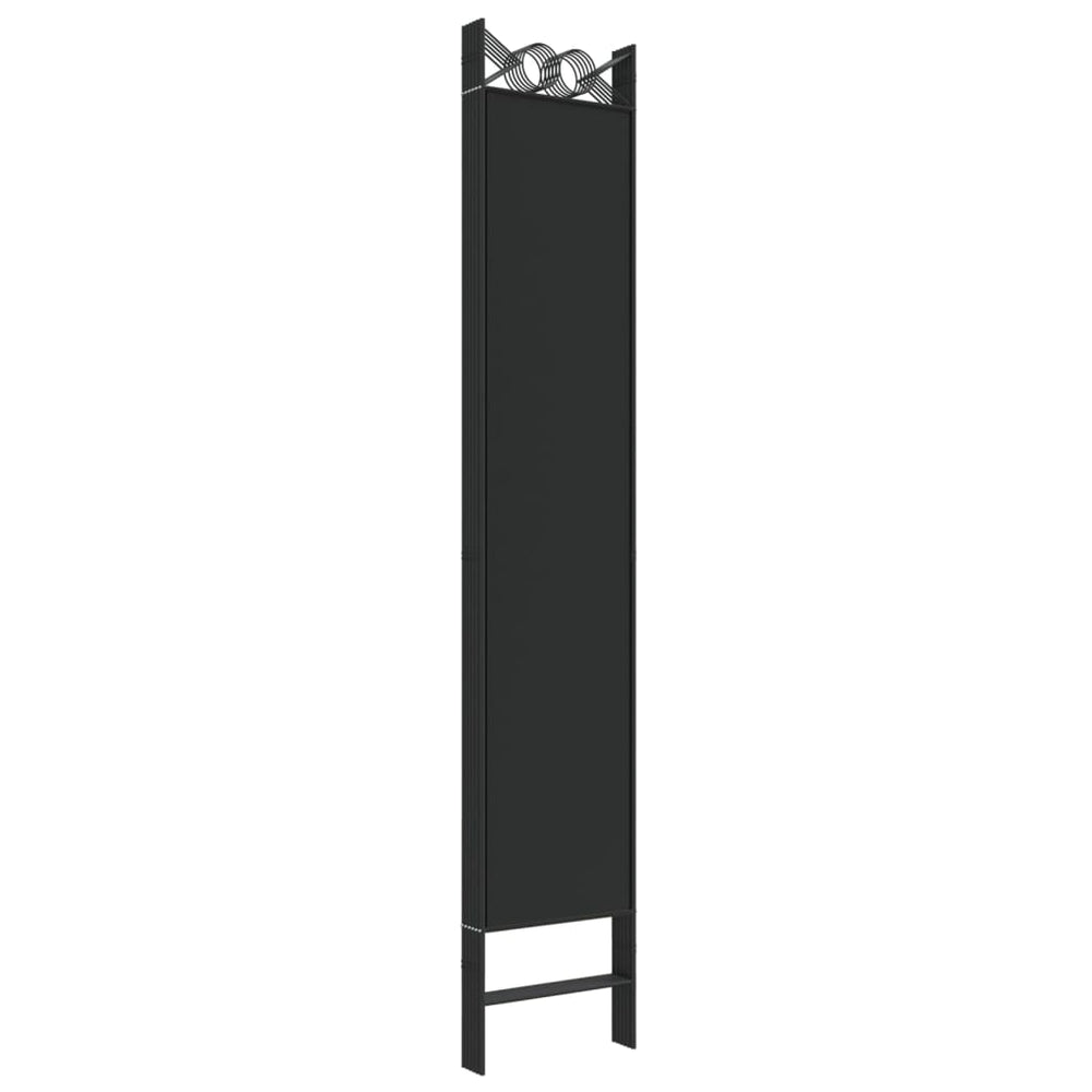 Kamerscherm met 6 panelen 240x220 cm stof zwart MeubelReus