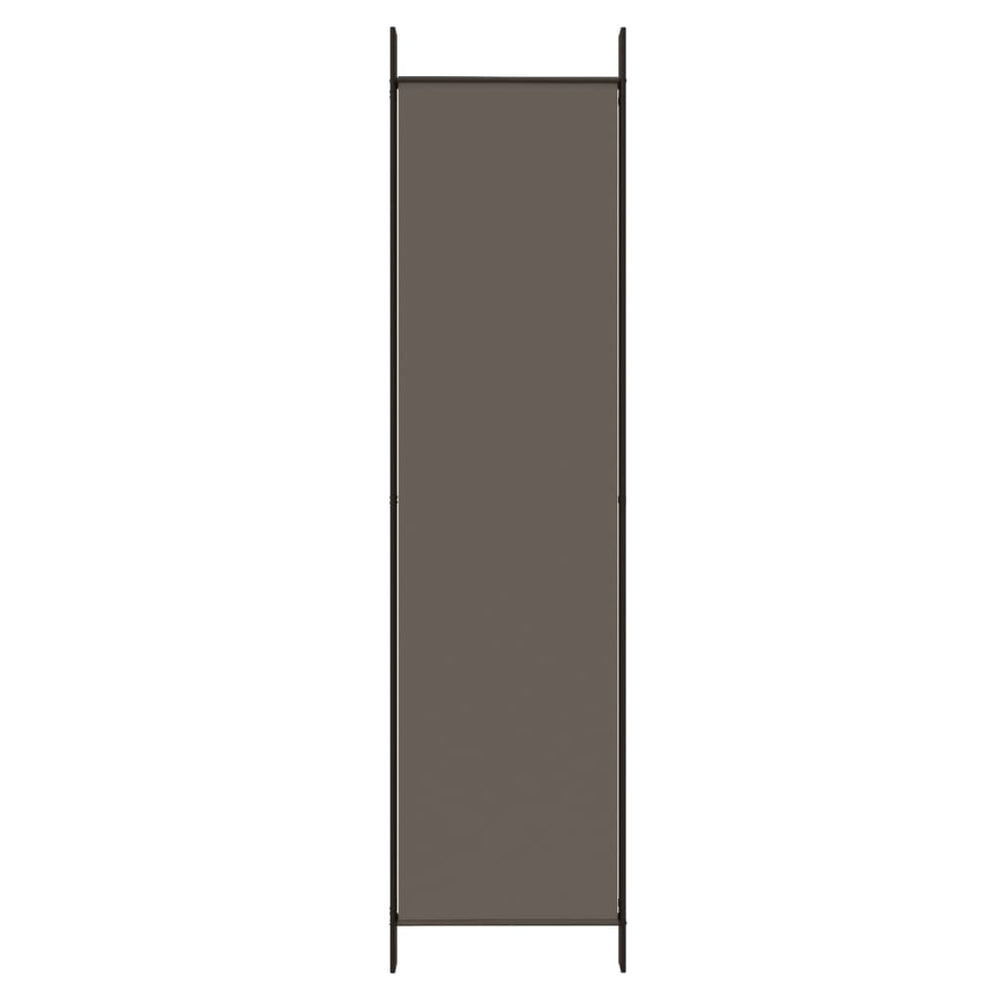 Kamerscherm met 6 panelen 300x200 cm stof antracietkleurig MeubelReus