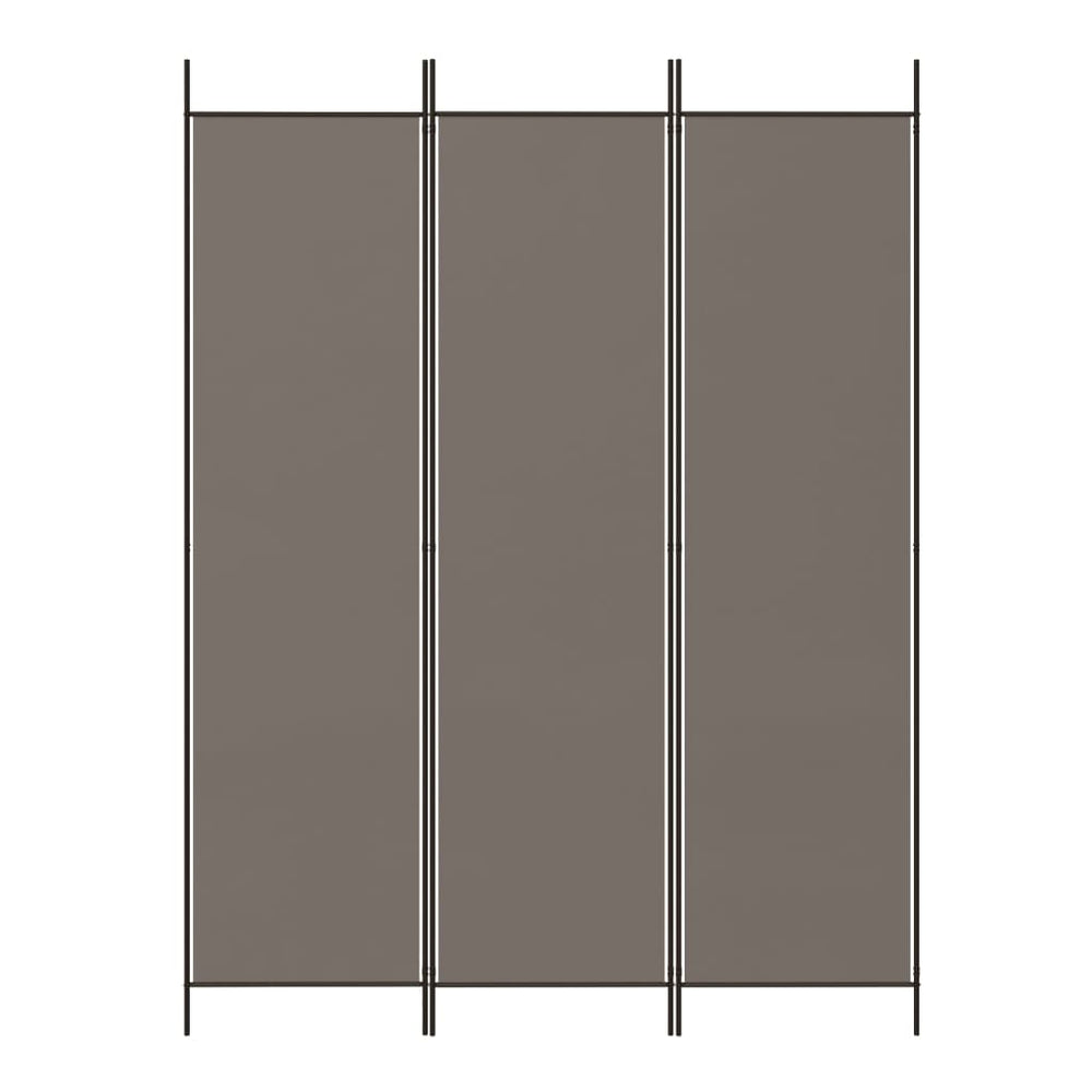 Kamerscherm met 3 panelen 150x220 cm stof antracietkleurig MeubelReus