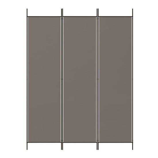 Kamerscherm met 3 panelen 150x220 cm stof antracietkleurig MeubelReus