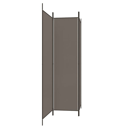 Kamerscherm met 3 panelen 150x220 cm stof antracietkleurig MeubelReus