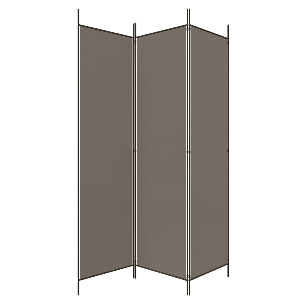 Kamerscherm met 3 panelen 150x220 cm stof antracietkleurig MeubelReus
