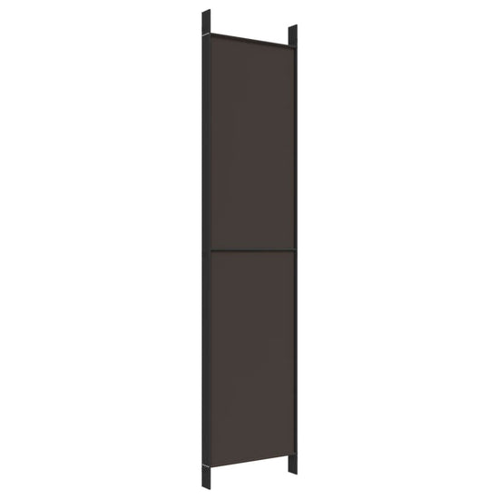 Kamerscherm met 5 panelen 250x220 cm stof bruin MeubelReus