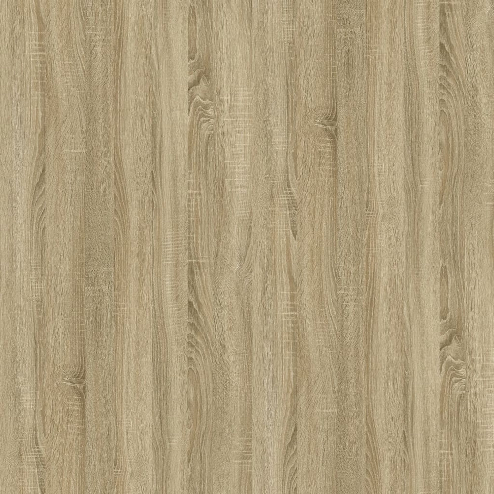 Bijzettafel 40x40x35 cm bewerkt hout sonoma eikenkleurig MeubelReus