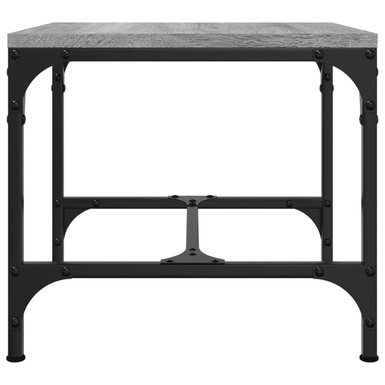 Bijzettafels 2 st 40x40x35 cm bewerkt hout grijs sonoma eiken MeubelReus