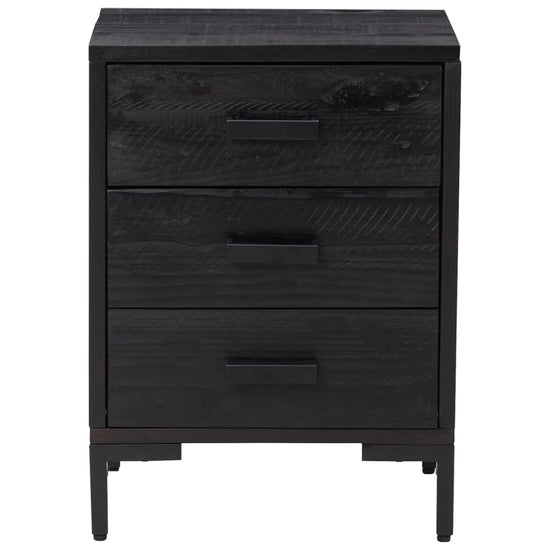 Nachtkastje 40x30x55 cm gerecycled massief grenenhout MeubelReus