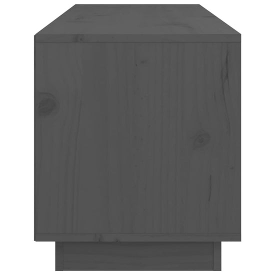 Tv-meubel 105x34x40 cm massief grenenhout grijs MeubelReus