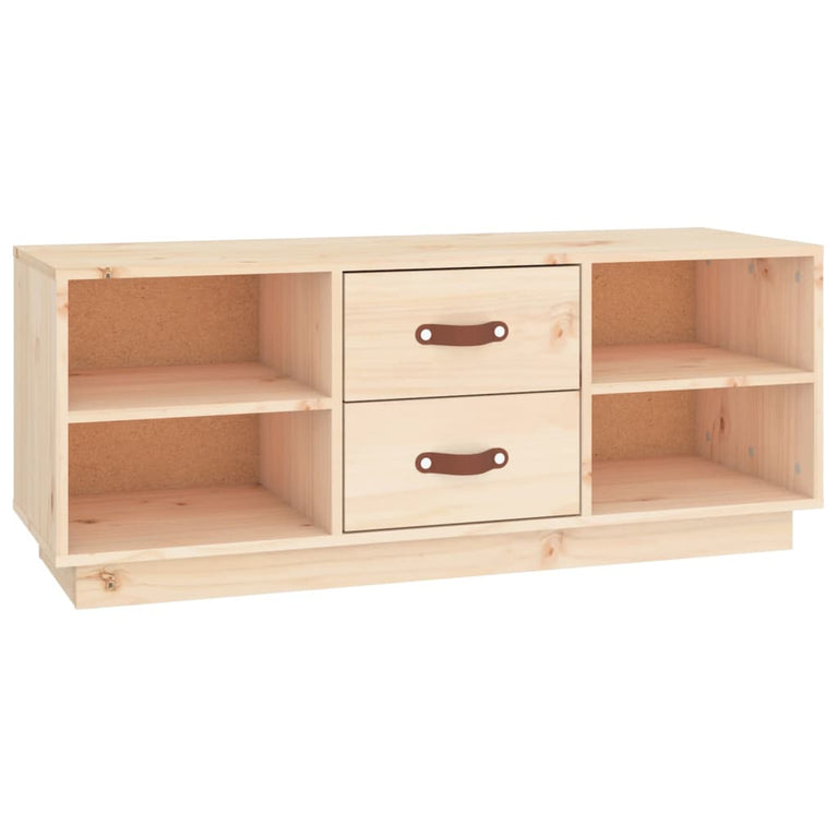 Tv-meubel 100x34x40 cm massief grenenhout MeubelReus