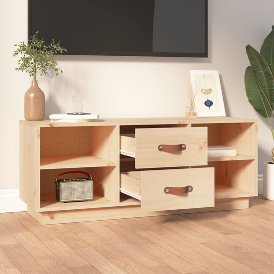 Tv-meubel 100x34x40 cm massief grenenhout MeubelReus