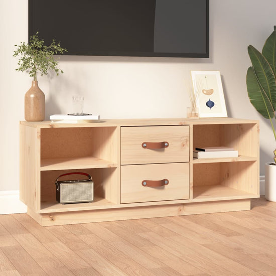 Tv-meubel 100x34x40 cm massief grenenhout MeubelReus