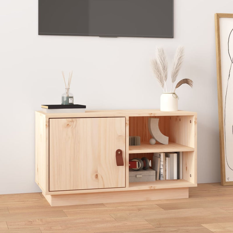 Tv-meubel 70x34x40 cm massief grenenhout MeubelReus