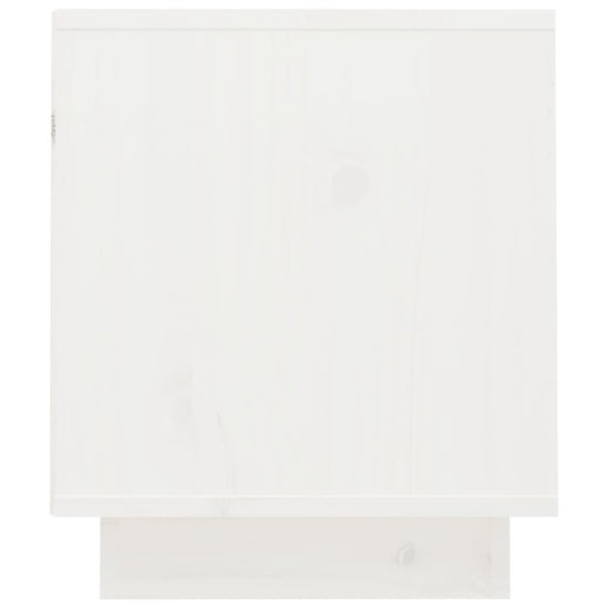Tv-meubel 70x34x40 cm massief grenenhout wit MeubelReus