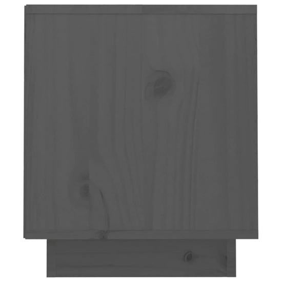 Tv-meubel 70x34x40 cm massief grenenhout grijs MeubelReus