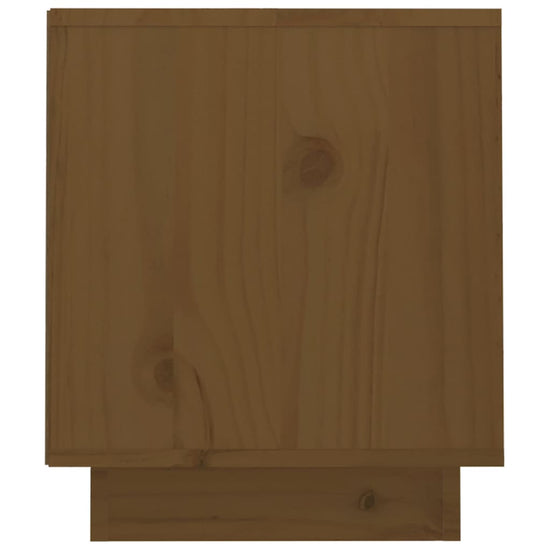 Tv-meubel 70x34x40 cm massief grenenhout honingbruin MeubelReus