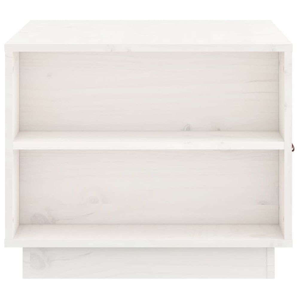 Salontafel 100x50x41 cm massief grenenhout wit MeubelReus