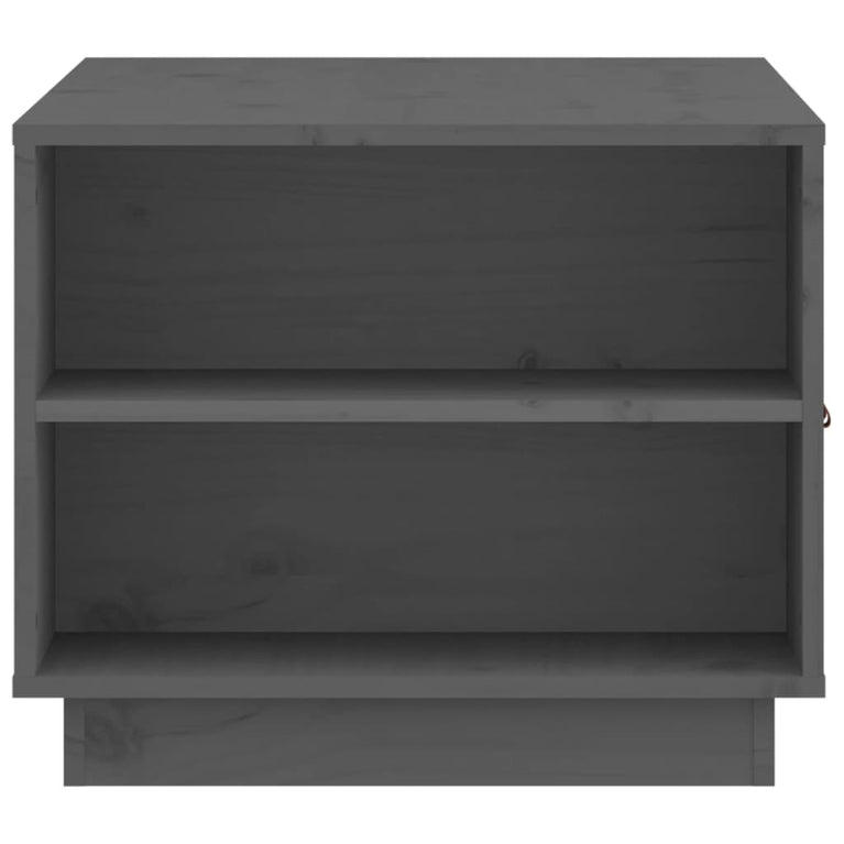 Salontafel 100x50x41 cm massief grenenhout grijs MeubelReus