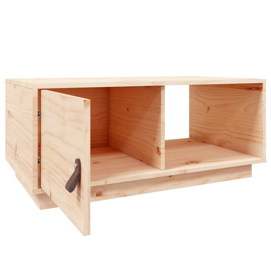 Salontafel 80x50x35,5 cm massief grenenhout MeubelReus