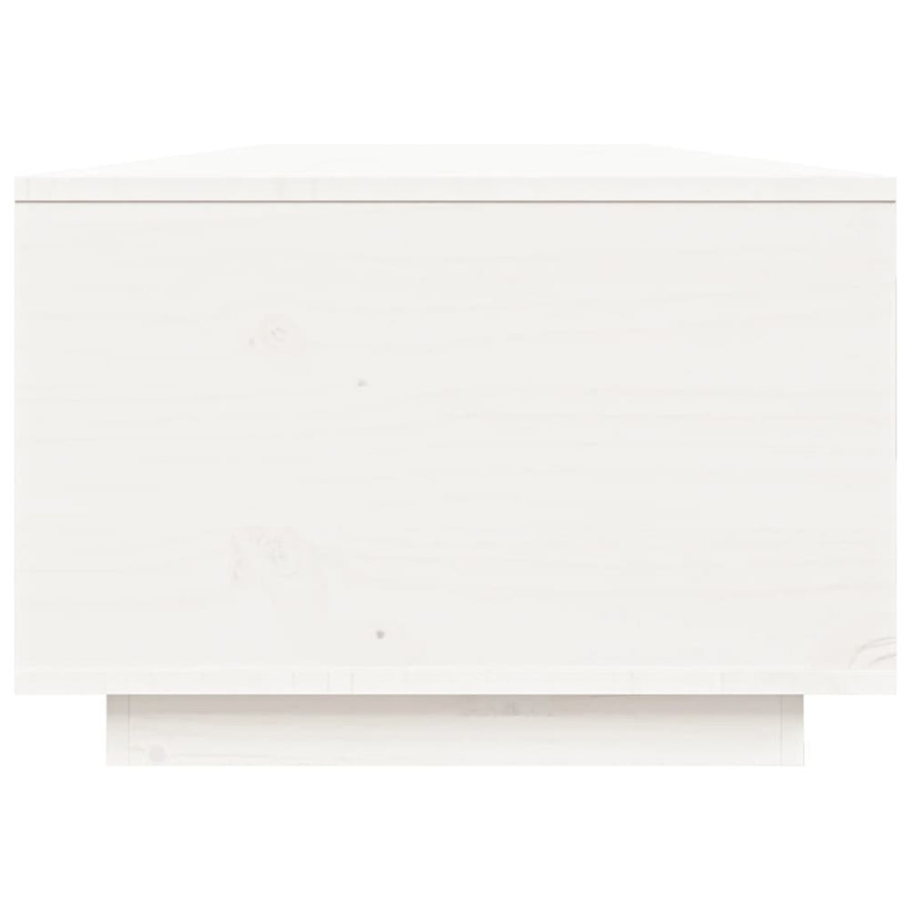 Salontafel 80x50x35,5 cm massief grenenhout wit MeubelReus