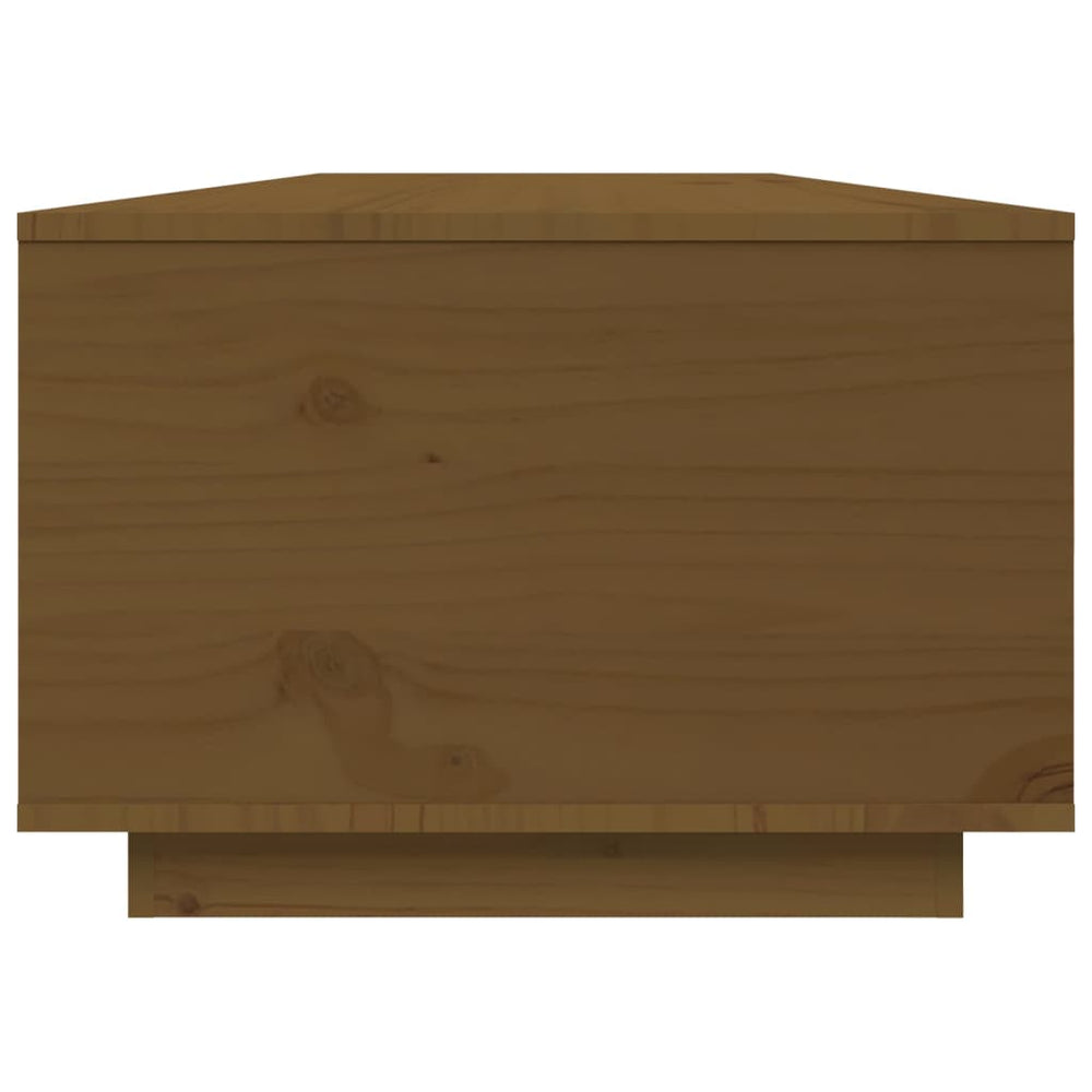 Salontafel 80x50x35,5 cm massief grenenhout honingbruin MeubelReus