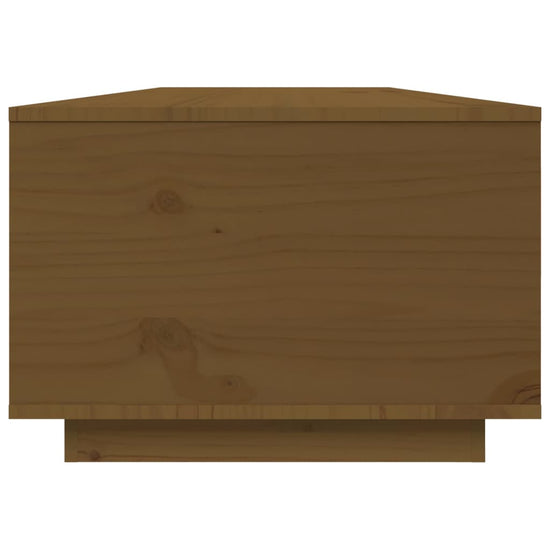 Salontafel 80x50x35,5 cm massief grenenhout honingbruin MeubelReus