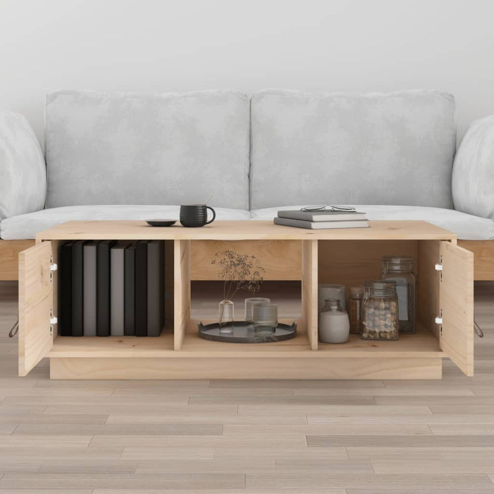 vidaXL Salontafel 100x50x35 cm massief grenenhout MeubelReus