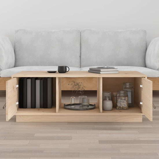 vidaXL Salontafel 100x50x35 cm massief grenenhout MeubelReus