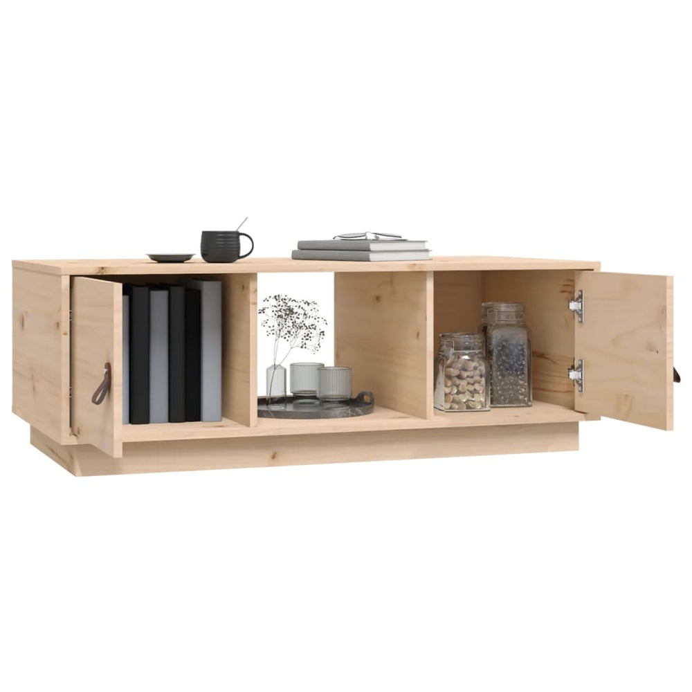 vidaXL Salontafel 100x50x35 cm massief grenenhout MeubelReus