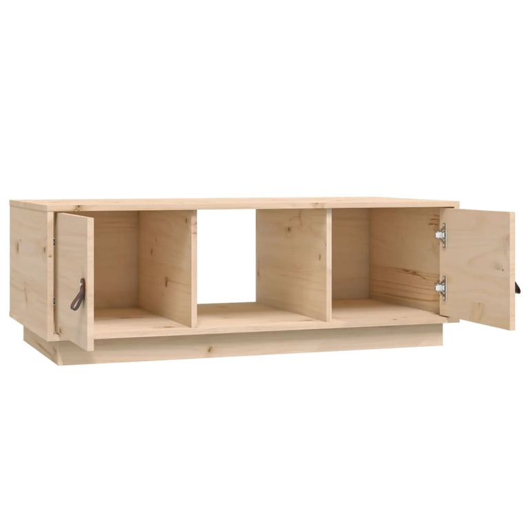 vidaXL Salontafel 100x50x35 cm massief grenenhout MeubelReus