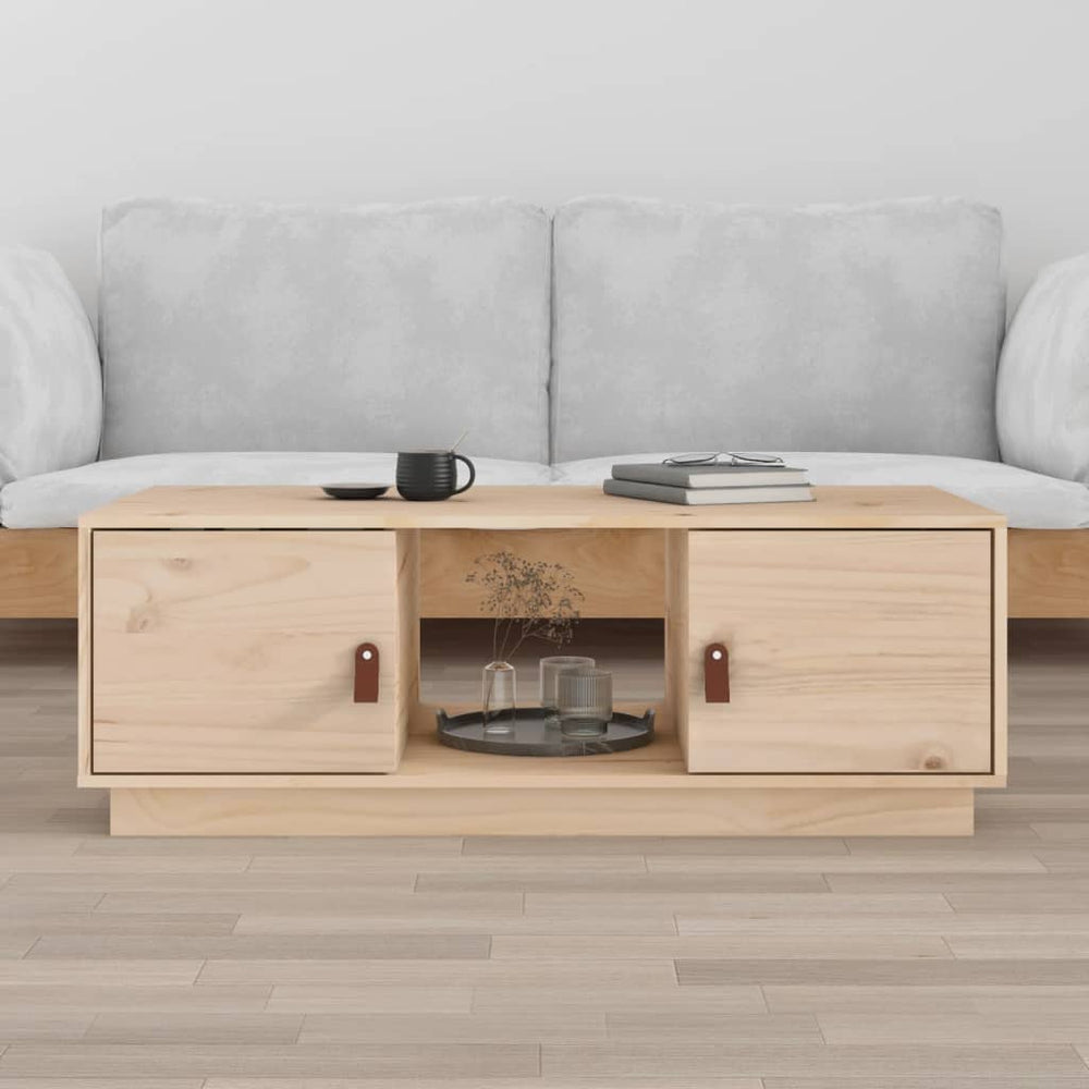 vidaXL Salontafel 100x50x35 cm massief grenenhout MeubelReus