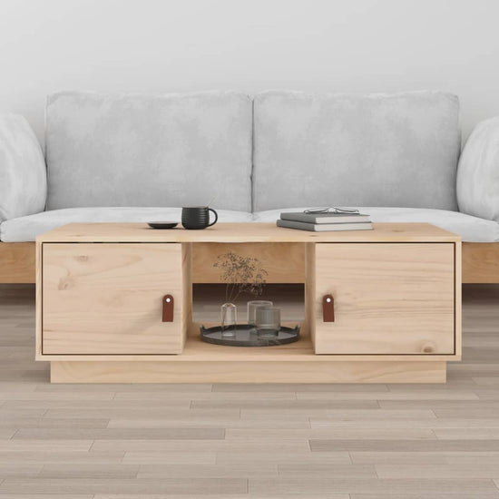 vidaXL Salontafel 100x50x35 cm massief grenenhout MeubelReus