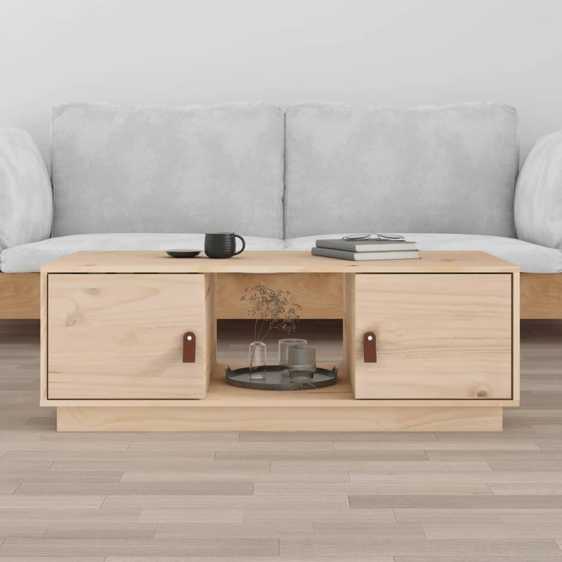 vidaXL Salontafel 100x50x35 cm massief grenenhout MeubelReus