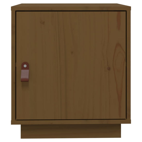 Nachtkastje 40x34x45 cm massief grenenhout honingbruin MeubelReus
