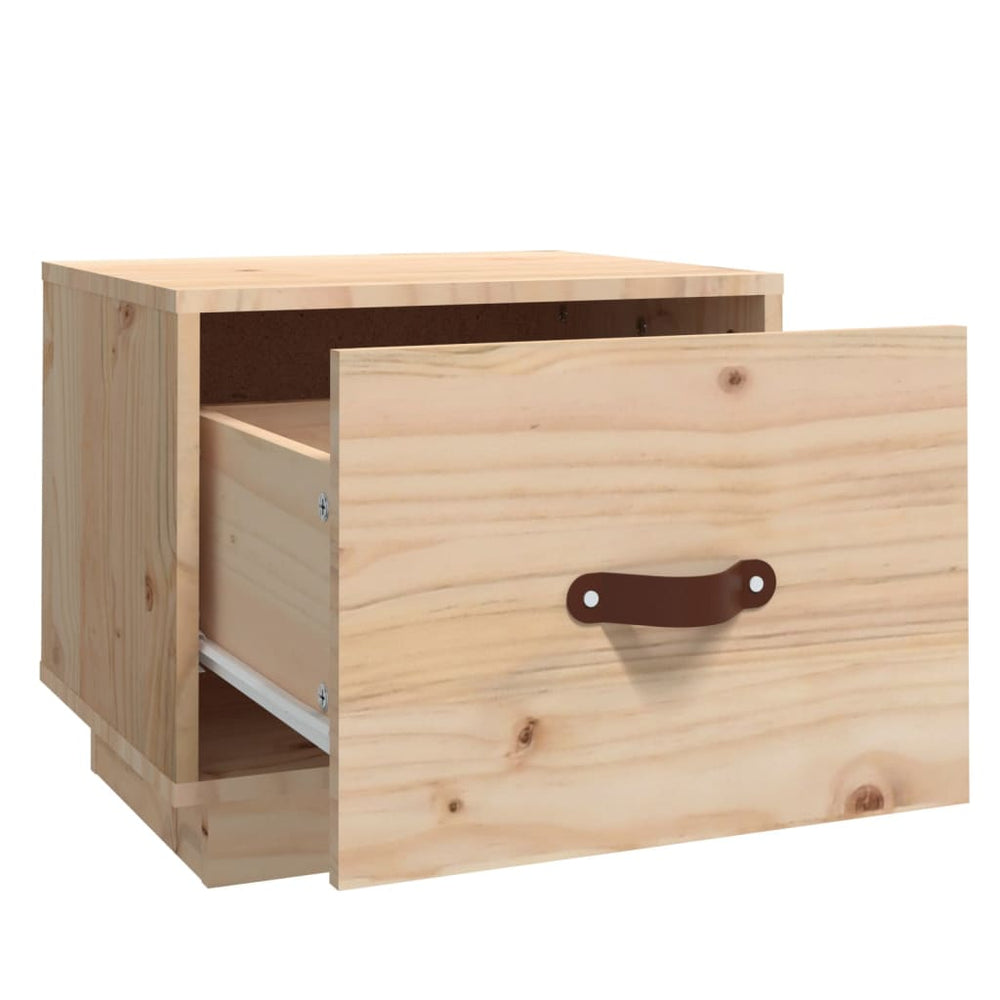 Nachtkastje 40x34x35 cm massief grenenhout MeubelReus