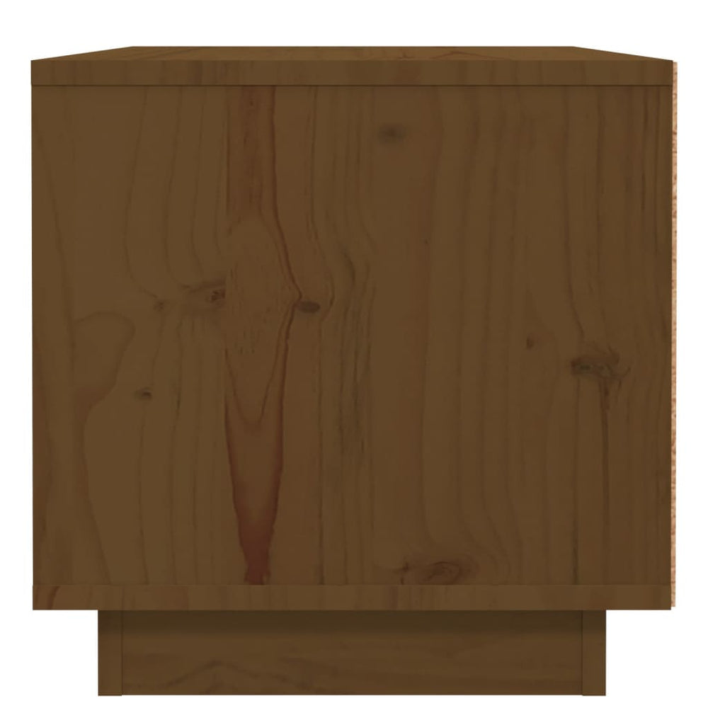 Nachtkastje 40x34x35 cm massief grenenhout honingbruin MeubelReus