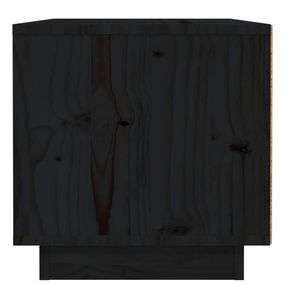 Nachtkastjes 2 st 40x34x35 cm massief grenenhout zwart MeubelReus