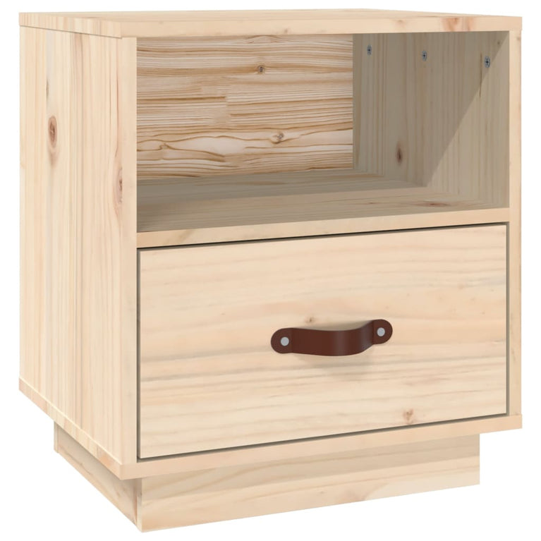 Nachtkastje 40x34x45 cm massief grenenhout MeubelReus