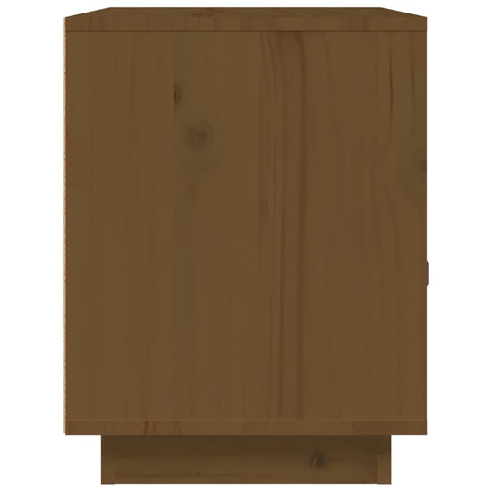 Nachtkastje 40x34x45 cm massief grenenhout honingbruin MeubelReus