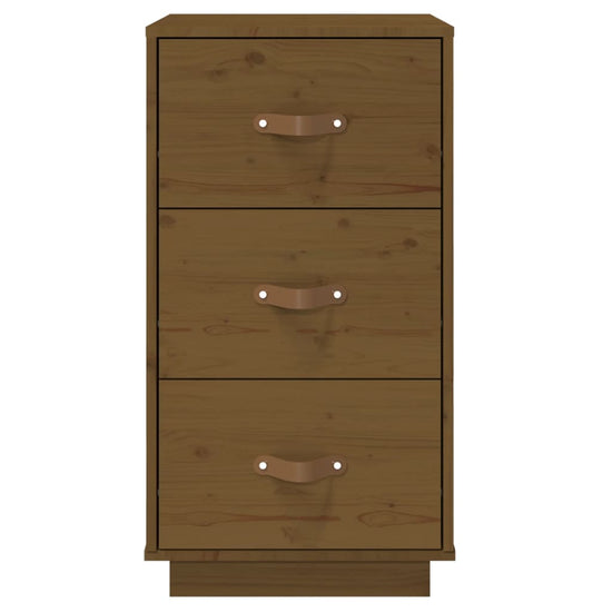  vidaXL Nachtkastje 40x40x75 cm massief grenenhout honingbruin MeubelReus