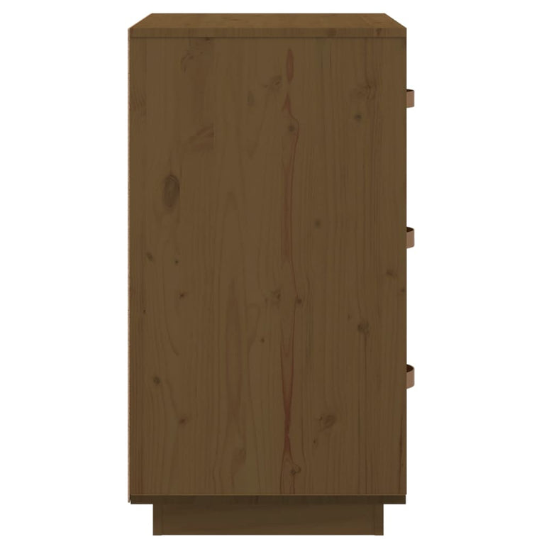 vidaXL Nachtkastje 40x40x75 cm massief grenenhout honingbruin MeubelReus