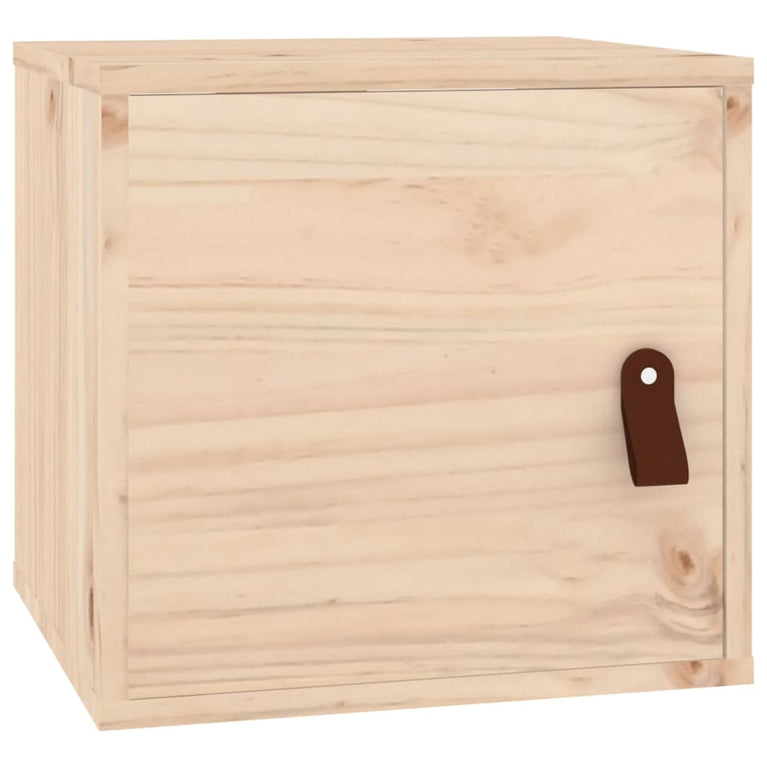 Wandkast 31,5x30x30 cm massief grenenhout MeubelReus