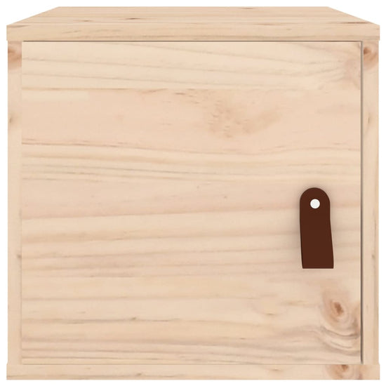 Wandkast 31,5x30x30 cm massief grenenhout MeubelReus