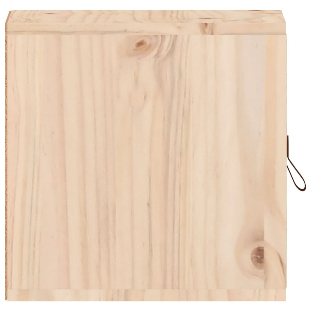 Wandkast 31,5x30x30 cm massief grenenhout MeubelReus