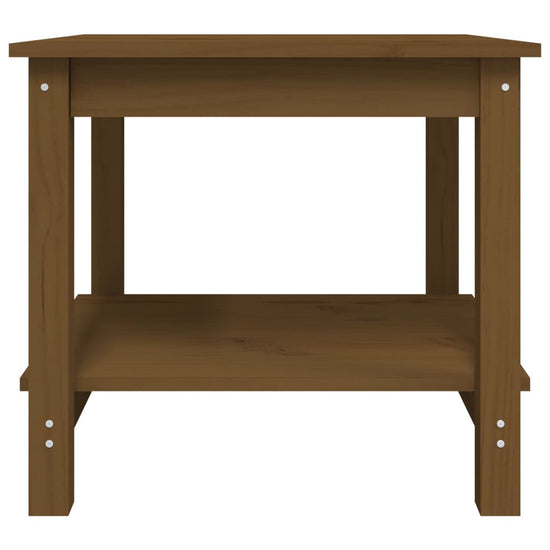 Salontafel 50x50x45 cm massief grenenhout honingbruin MeubelReus