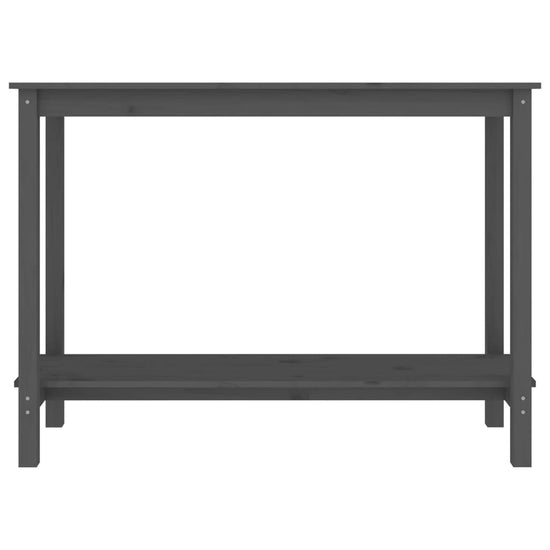 Wandtafel 110x40x80 cm massief grenenhout grijs MeubelReus