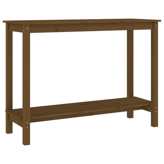 Wandkast 110x40x80 cm massief grenenhout honingbruin MeubelReus