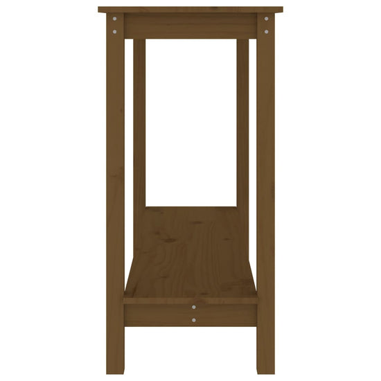 Wandkast 110x40x80 cm massief grenenhout honingbruin MeubelReus
